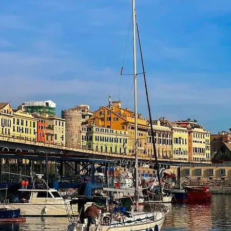 Overlooking The Porto Antico Of * Genoa